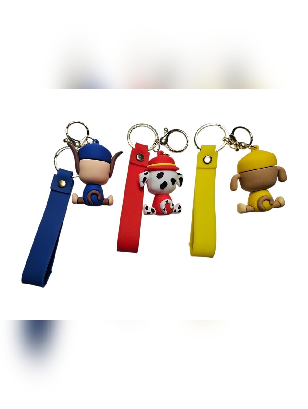 Paw Patrol (Pick 1) Keychain - Chase, Marshall, Rubble NWOT - Picture 2 of 2